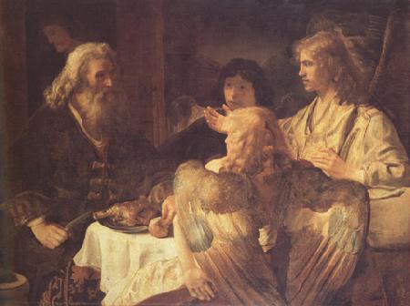 Jan victors Abraham and the three Angels (mk33)